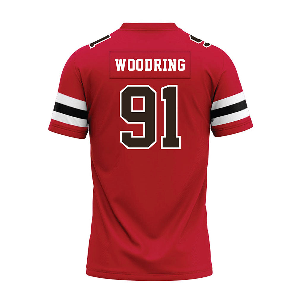 Georgia - NCAA Football : Peyton Woodring - Red Premium Football Jersey-1