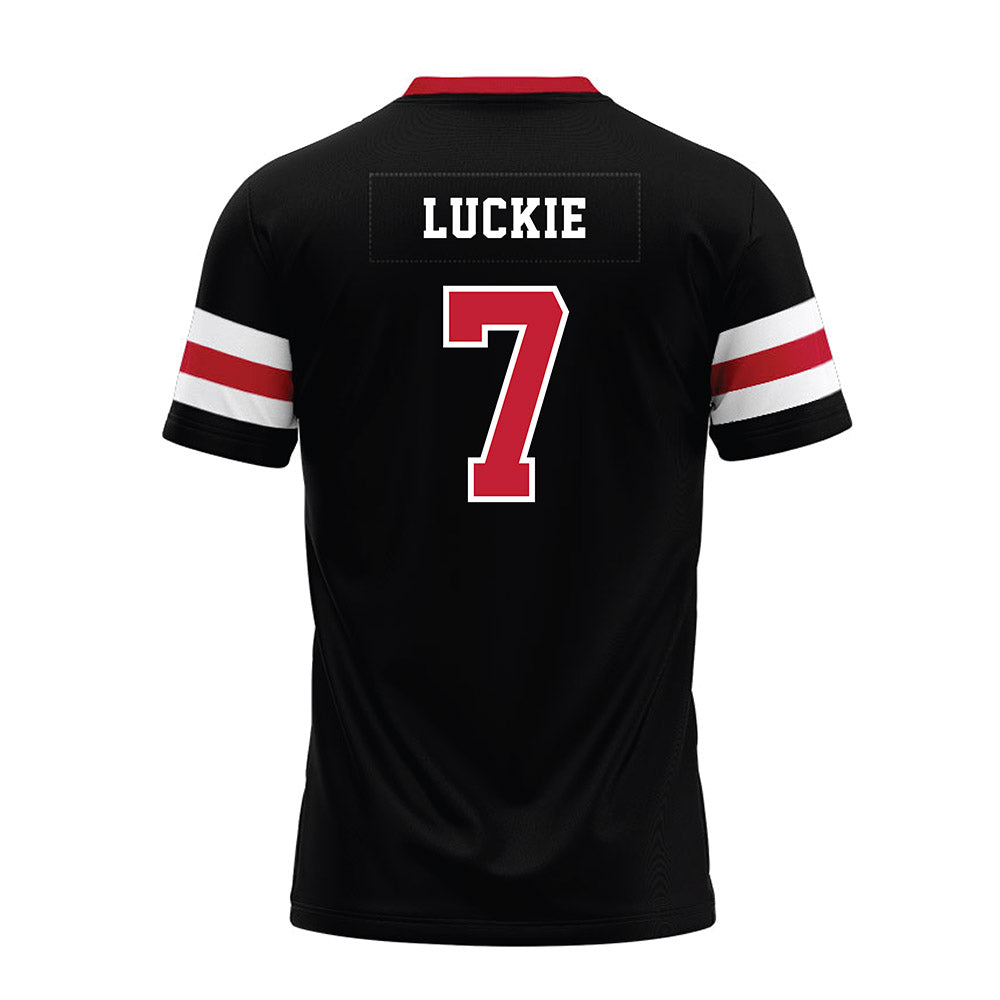 Georgia - NCAA Football : Lawson Luckie - Black Premium Football Jersey-1