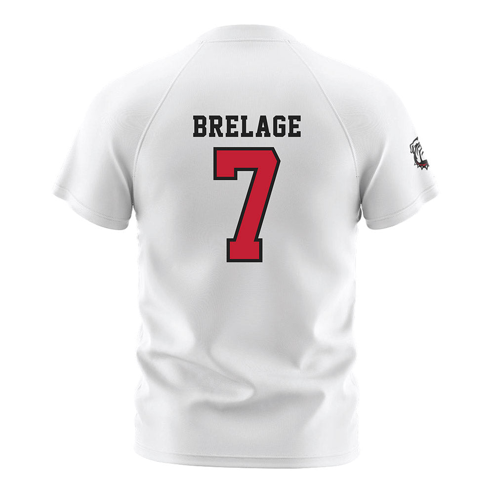 Georgia - NCAA Women's Soccer : Sophia Brelage - White Soccer Jersey-1