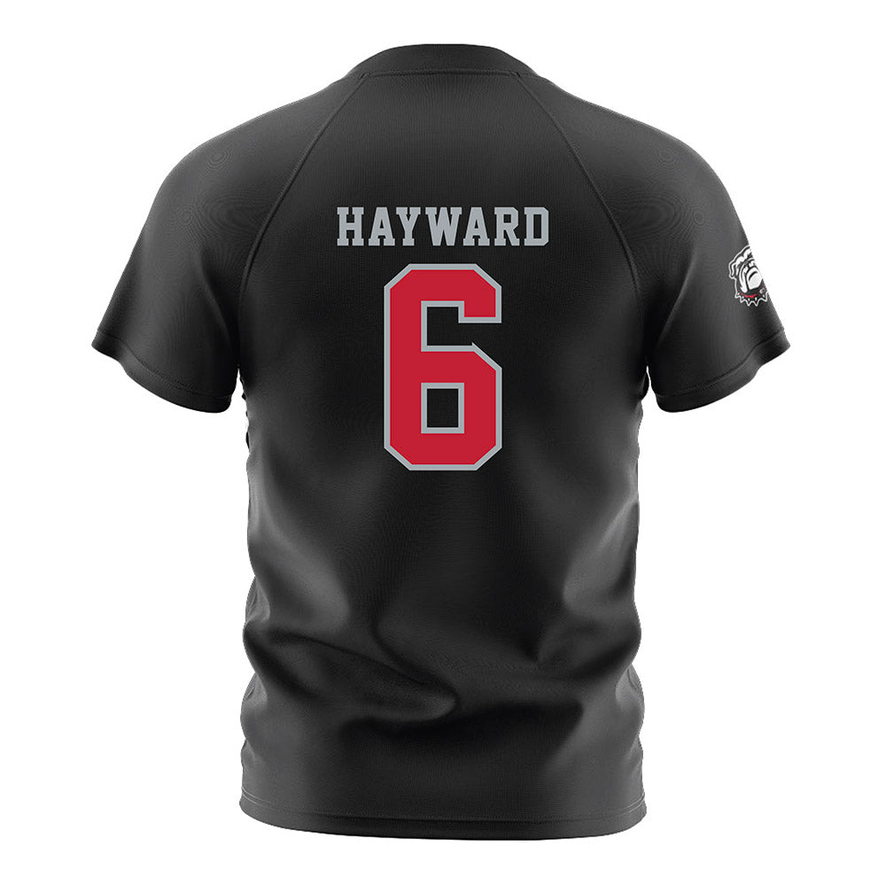Georgia - NCAA Women's Soccer : Juliauna Hayward - Black Soccer Jersey-1