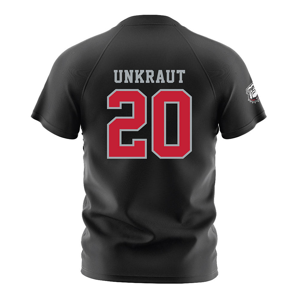 Georgia - NCAA Women's Soccer : Abby Unkraut - Black Soccer Jersey-1