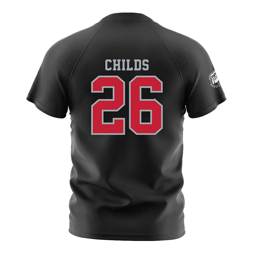 Georgia - NCAA Women's Soccer : Mona Childs - Black Soccer Jersey-1