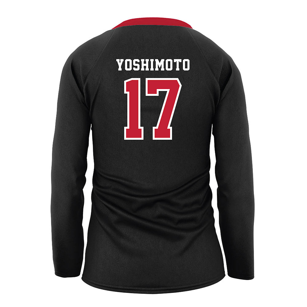 Georgia - NCAA Women's Volleyball : Kate Yoshimoto - Black Volleyball Jersey-1