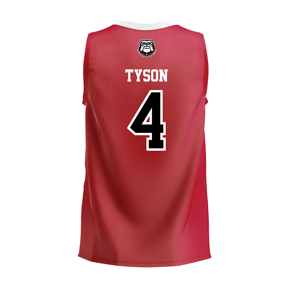 Georgia - NCAA Women's Volleyball : Kaiya Tyson - Red Volleyball Jersey-1