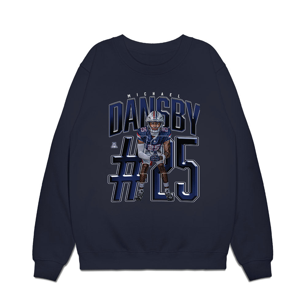 Arizona - NCAA Football : Michael Dansby - Collage Premium Crewneck Sweatshirt-0