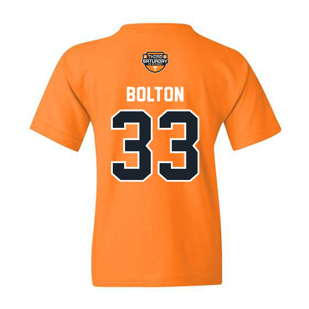 Tennessee - NCAA Football : Ben Bolton - Third Saturday Orange Youth T-Shirt-1