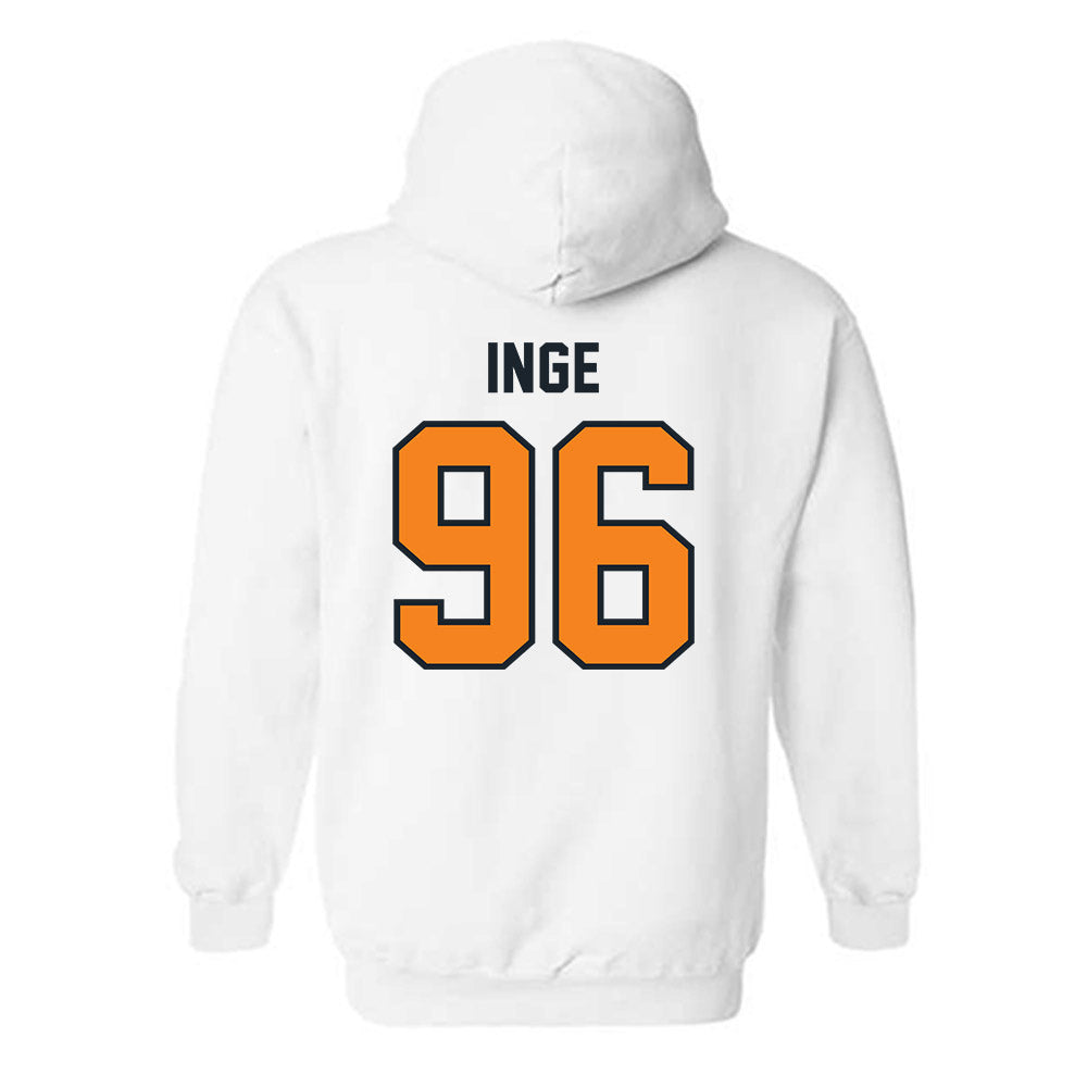 Tennessee - NCAA Football : Isaiah Inge - Third Saturday White Hooded Sweatshirt-1