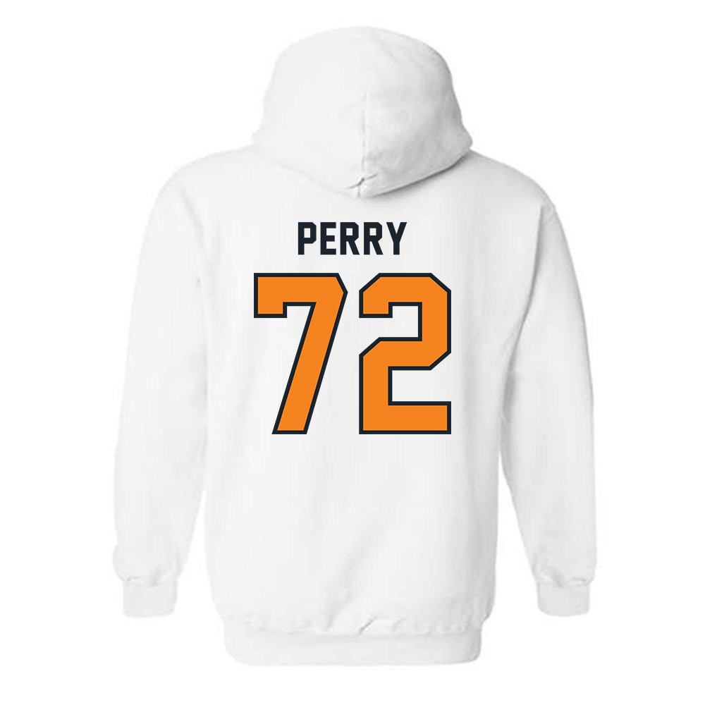 Tennessee - NCAA Football : Jesse Perry - Third Saturday White Hooded Sweatshirt-1