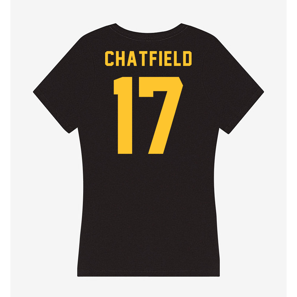 Allegheny - NCAA Football : Cole Chatfield - Women's V-Neck T-Shirt-1