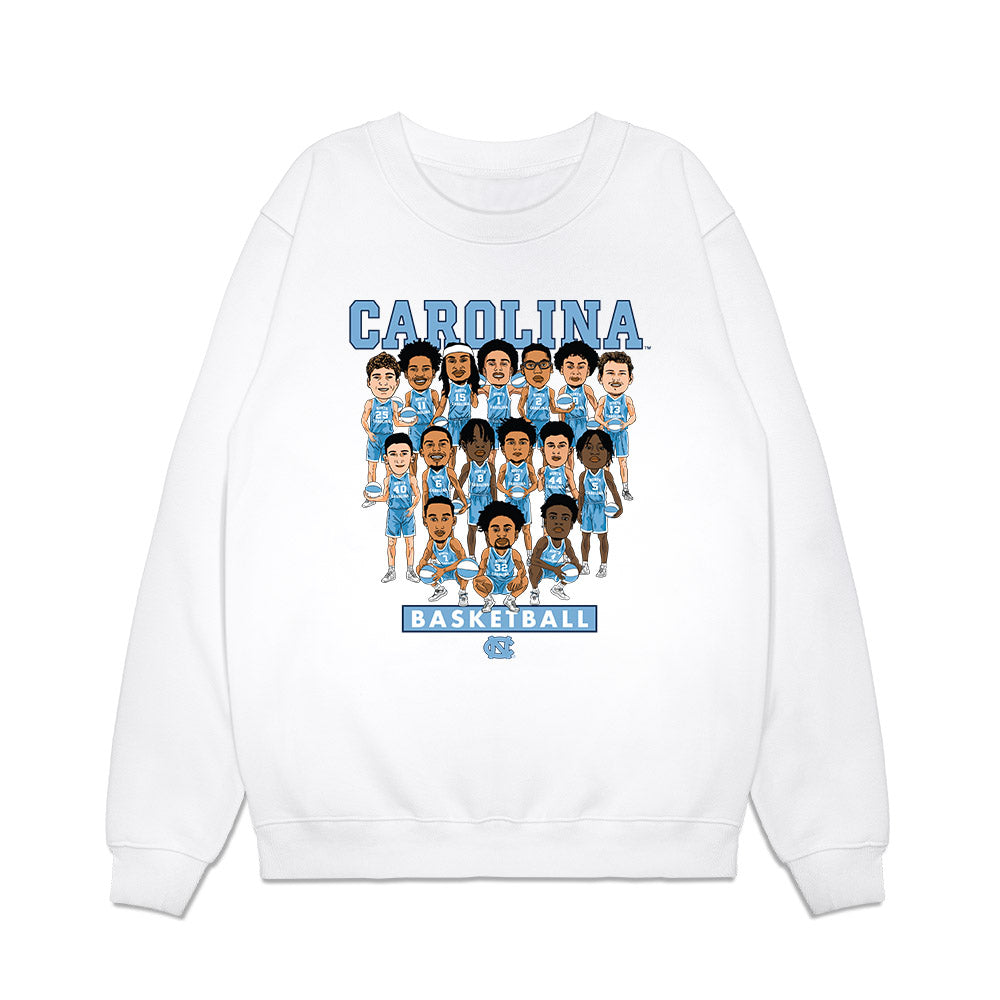 UNC - NCAA Men's Basketball : - Premium Crewneck Sweatshirt-0
