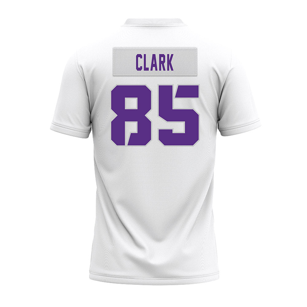 TCU - NCAA Football : Parker Clark - White Premium Football Jersey-1