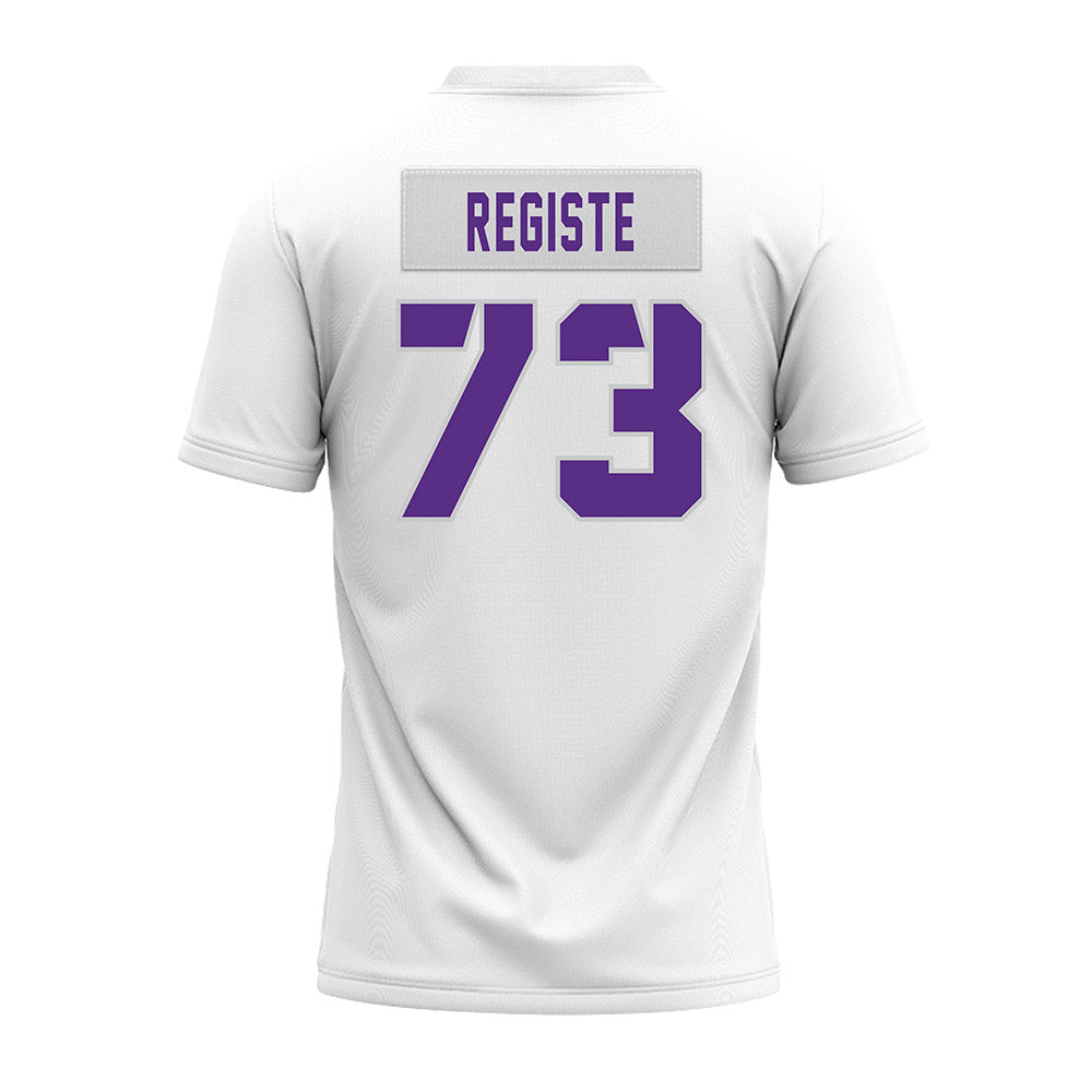 TCU - NCAA Football : Kilian Registe - White Premium Football Jersey-1