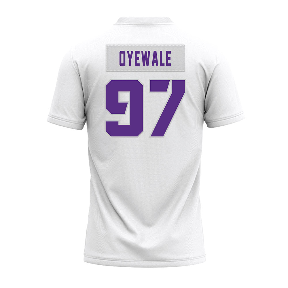 TCU - NCAA Football : Paul Oyewale - White Premium Football Jersey-1