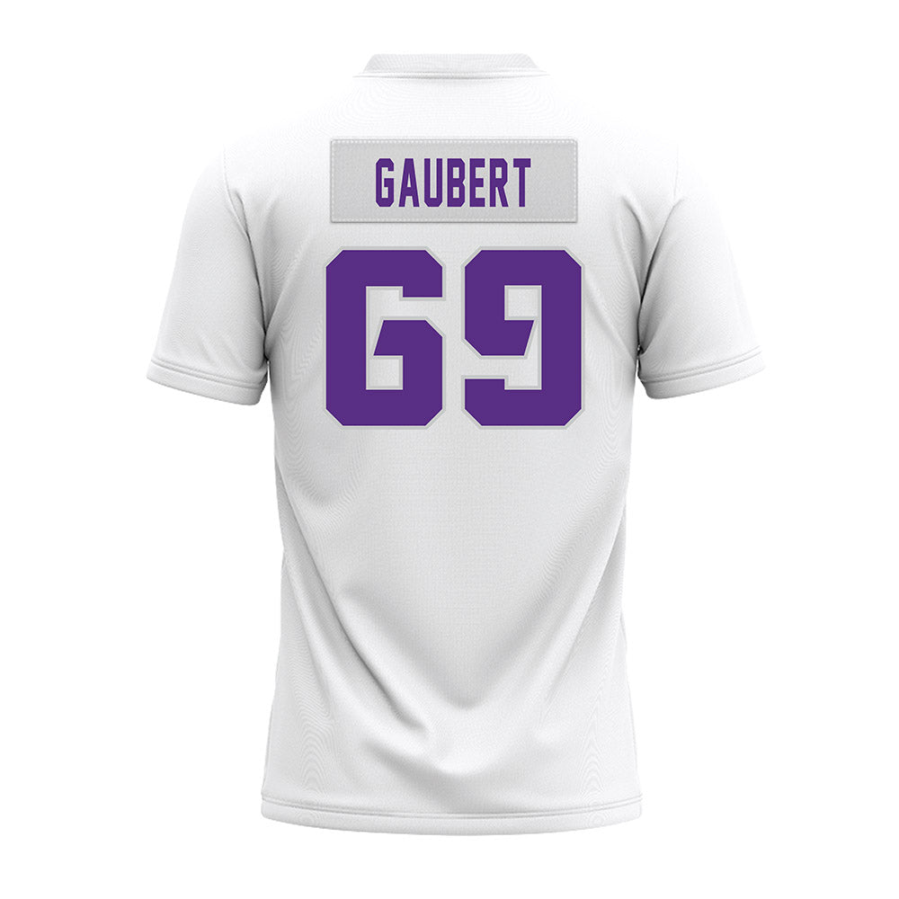TCU - NCAA Football : Gannon Gaubert - White Premium Football Jersey-1