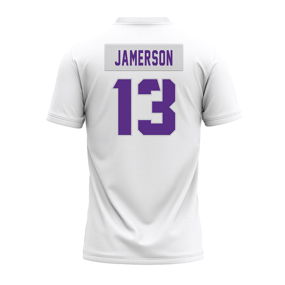 TCU - NCAA Football : Cam Jamerson - White Premium Football Jersey-1
