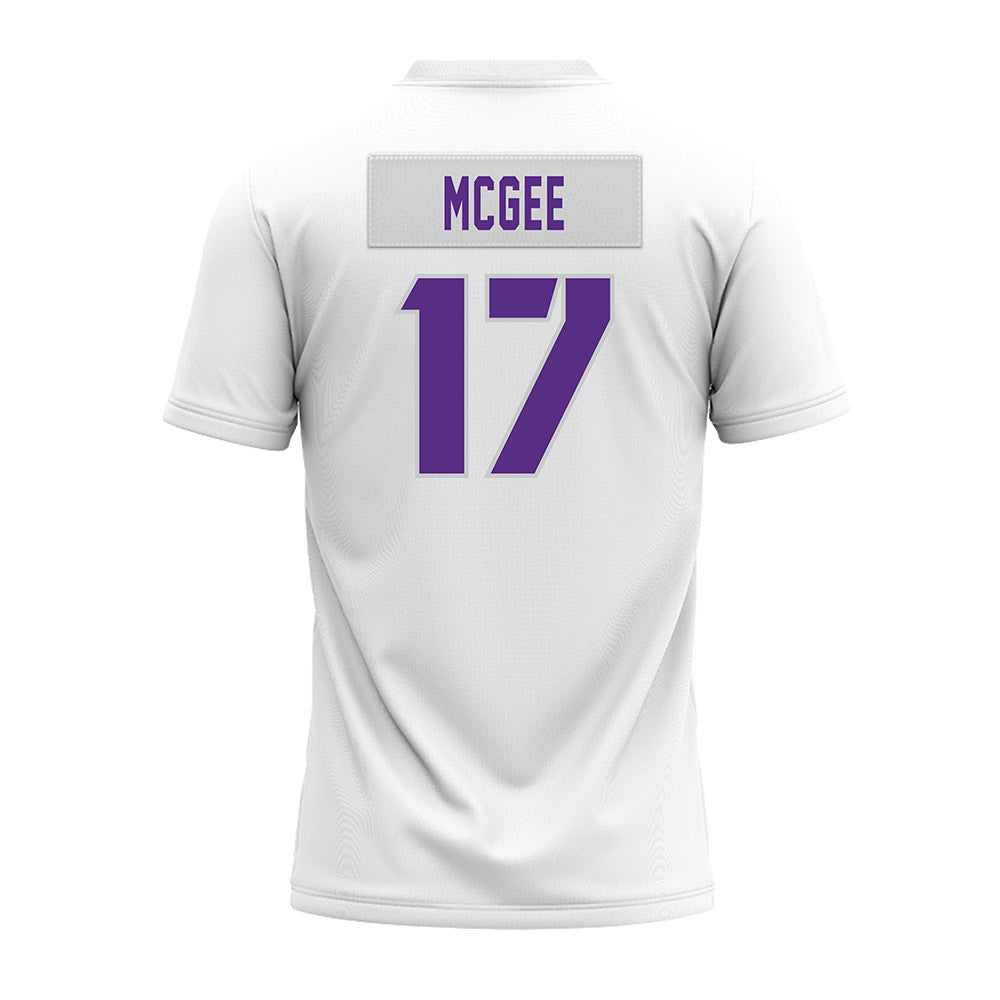 TCU - NCAA Football : DeVondre McGee - White Premium Football Jersey-1