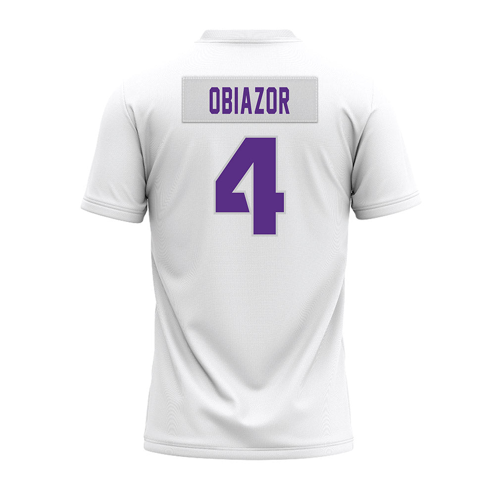 TCU - NCAA Football : Namdi Obiazor - White Premium Football Jersey-1