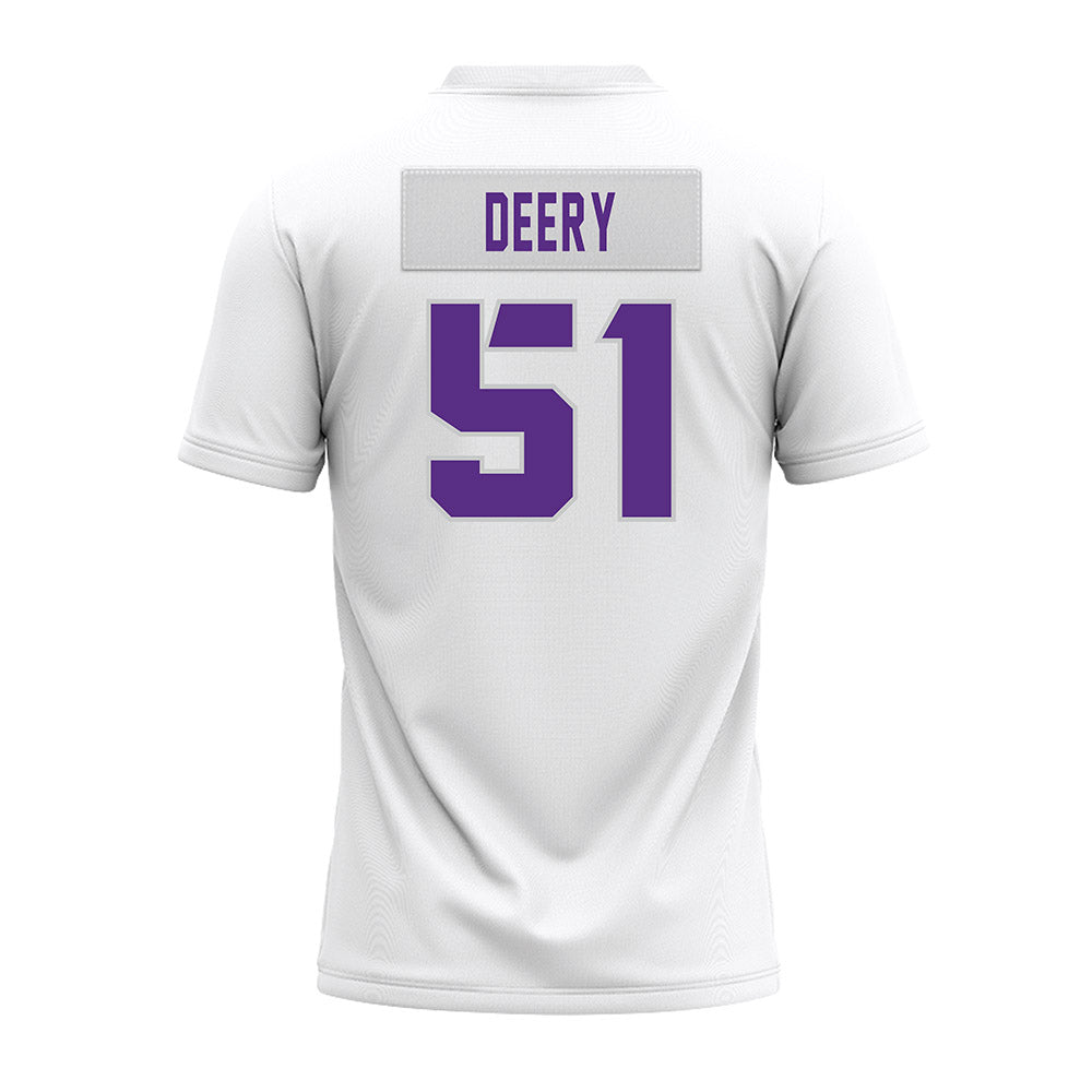TCU - NCAA Football : Coltin Deery - White Premium Football Jersey-1