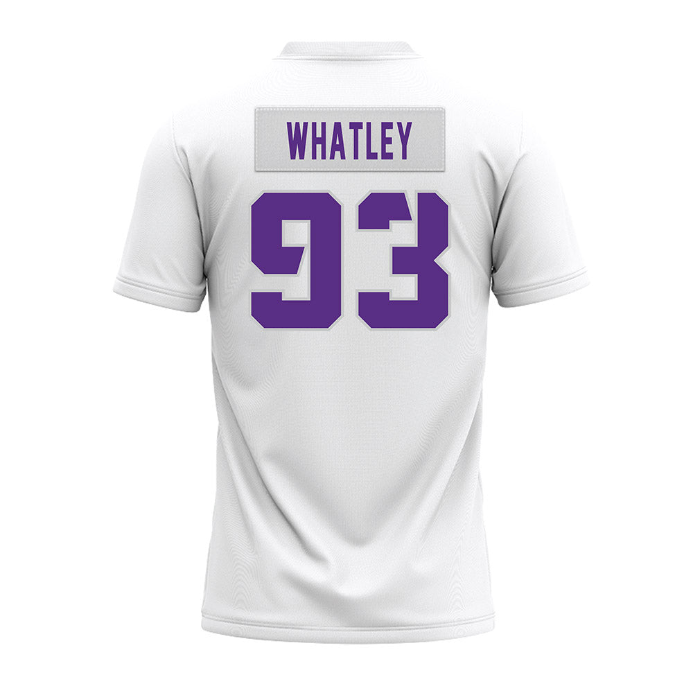 TCU - NCAA Football : William Whatley - White Premium Football Jersey-1