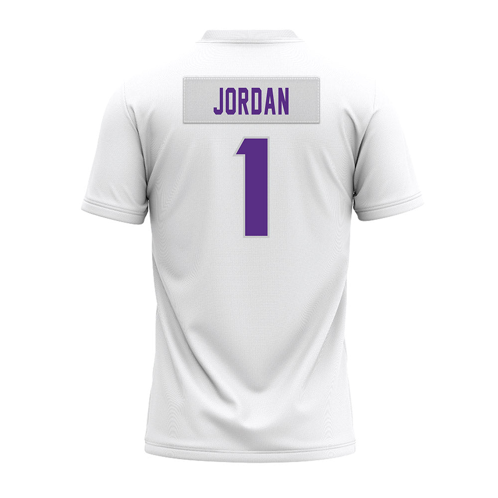 TCU - NCAA Football : Austin Jordan - White Premium Football Jersey-1