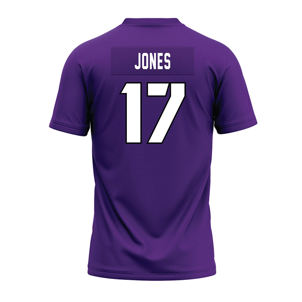TCU - NCAA Football : Dane Jones - Purple Premium Football Jersey-1