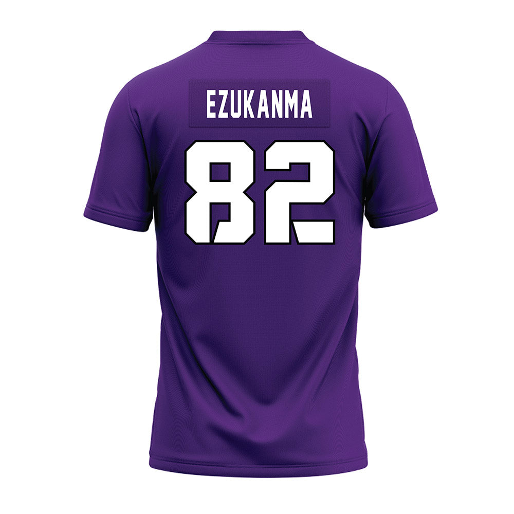TCU - NCAA Football : Dozie Ezukanma - Purple Premium Football Jersey-1