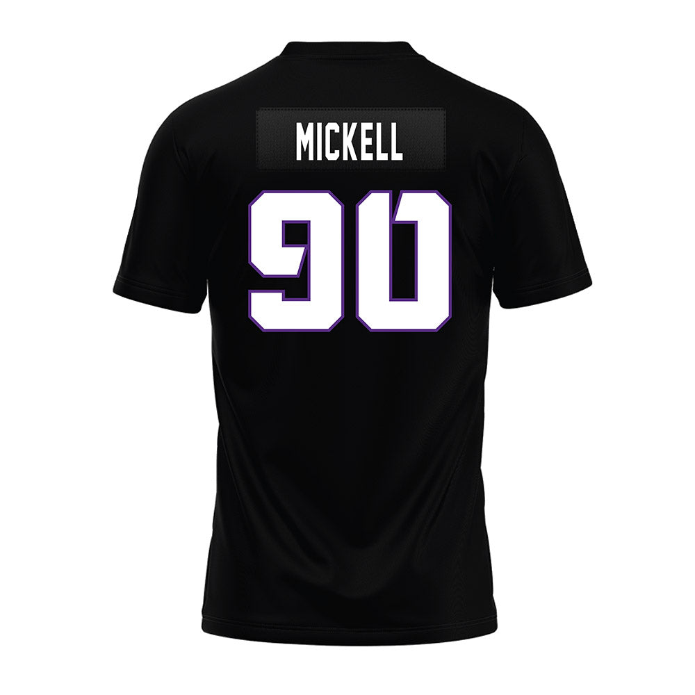 TCU - NCAA Football : Kelten Mickell - Black Premium Football Jersey-1
