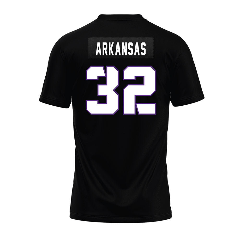 TCU - NCAA Football : Dillon Arkansas - Black Premium Football Jersey-1