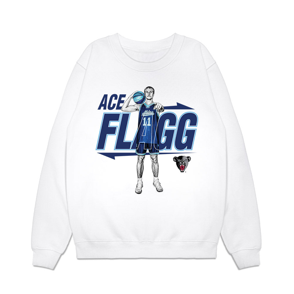 Maine - NCAA Men's Basketball : Ace Flagg - Collage Premium Crewneck Sweatshirt-0