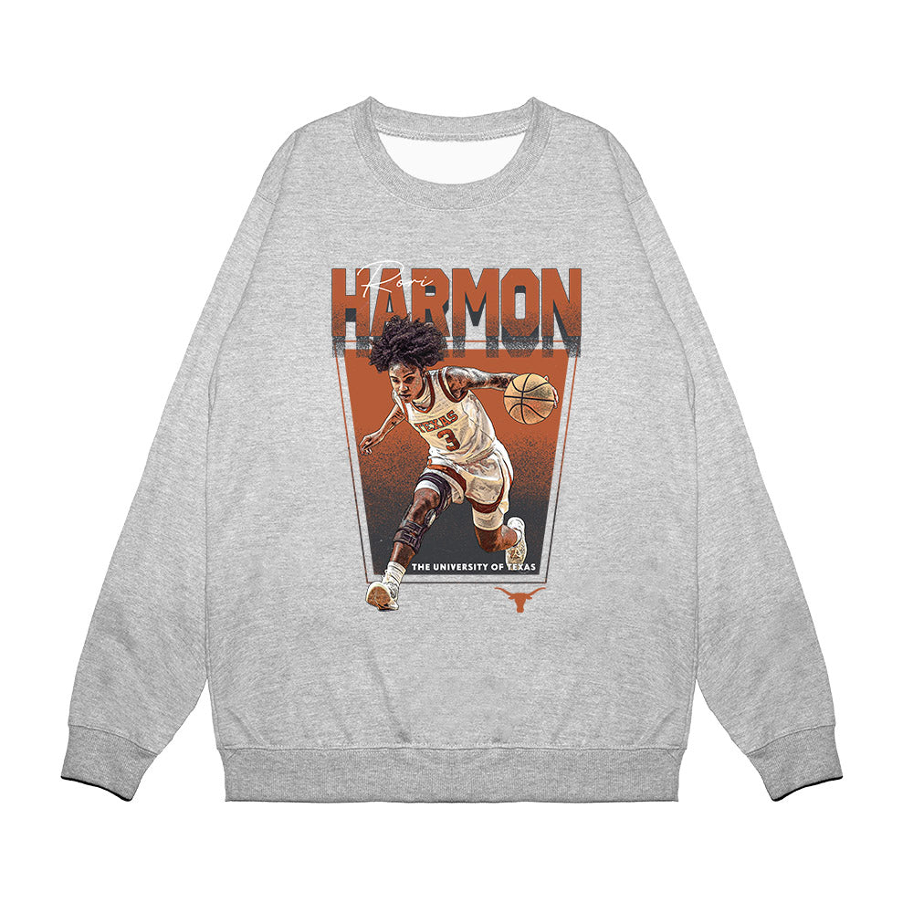 Texas - NCAA Women's Basketball : Rori Harmon - Collage Premium Crewneck Sweatshirt-0