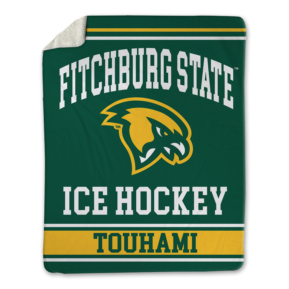 Fitchburg State - NCAA Men's Ice Hockey : Nael Touhami - Blanket-0