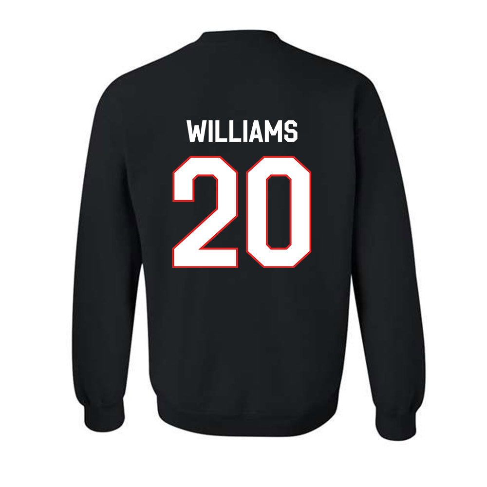 Texas Tech - NCAA Football : J'koby Williams - Classic Shersey Crewneck Sweatshirt-1