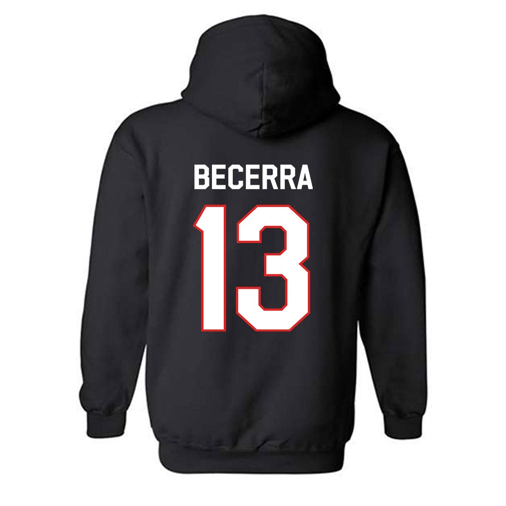 Texas Tech - NCAA Baseball : Donovan Becerra - Classic Shersey Hooded Sweatshirt-1