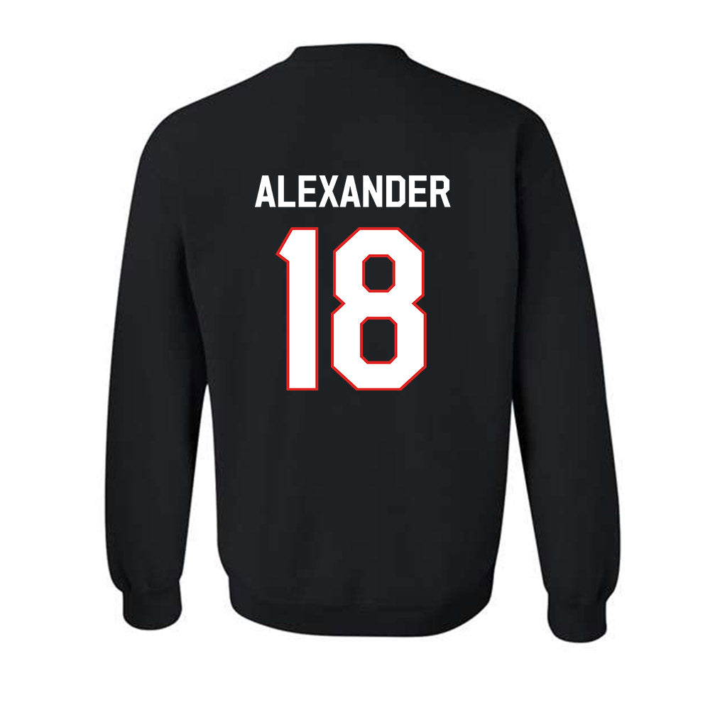 Texas Tech - NCAA Football : Roy Alexander - Classic Shersey Crewneck Sweatshirt-1