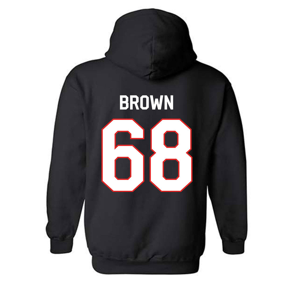 Texas Tech - NCAA Football : Ren Brown - Classic Shersey Hooded Sweatshirt-1