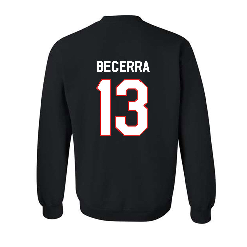 Texas Tech - NCAA Baseball : Donovan Becerra - Classic Shersey Crewneck Sweatshirt-1