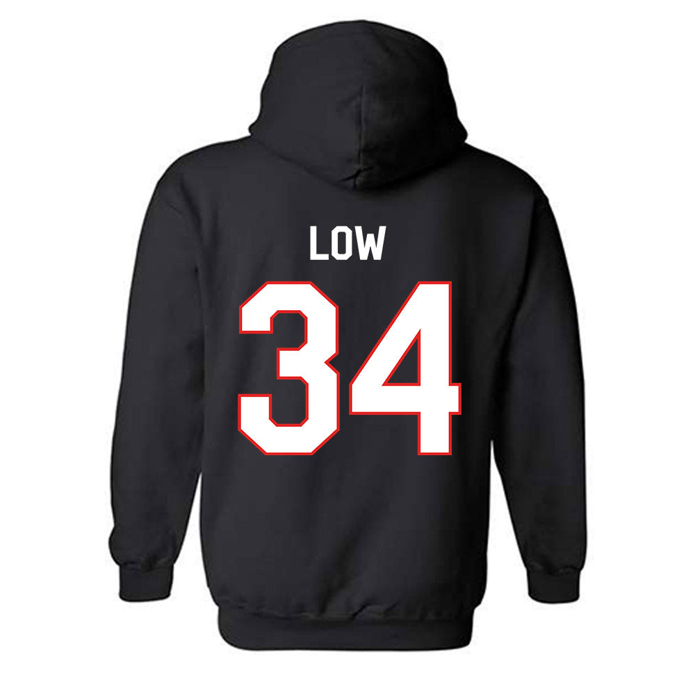 Texas Tech - NCAA Football : Trent Low - Classic Shersey Hooded Sweatshirt-1