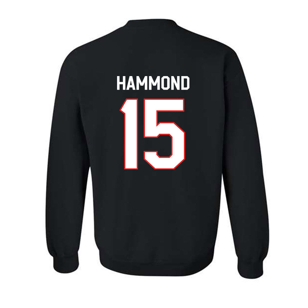 Texas Tech - NCAA Football : William Hammond - Classic Shersey Crewneck Sweatshirt-1