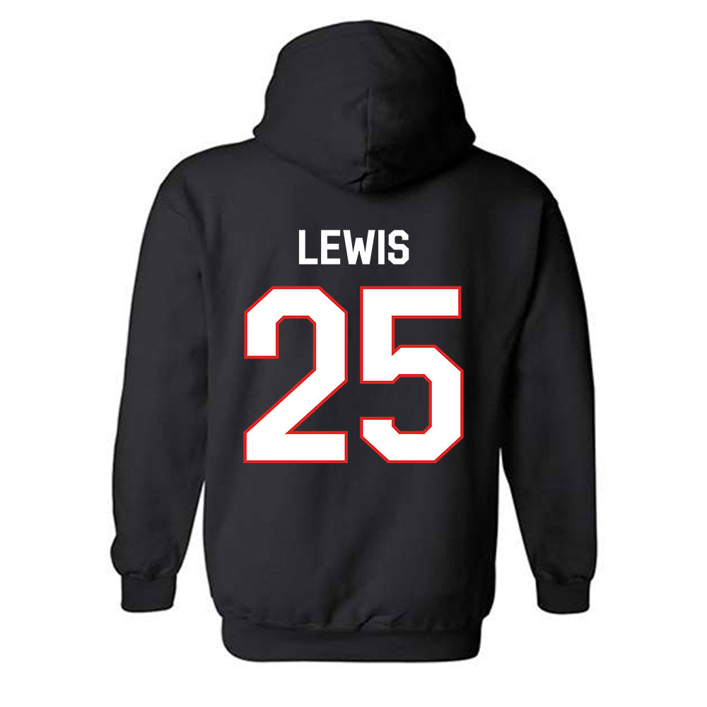 Texas Tech - NCAA Football : Chapman Lewis - Classic Shersey Hooded Sweatshirt-1