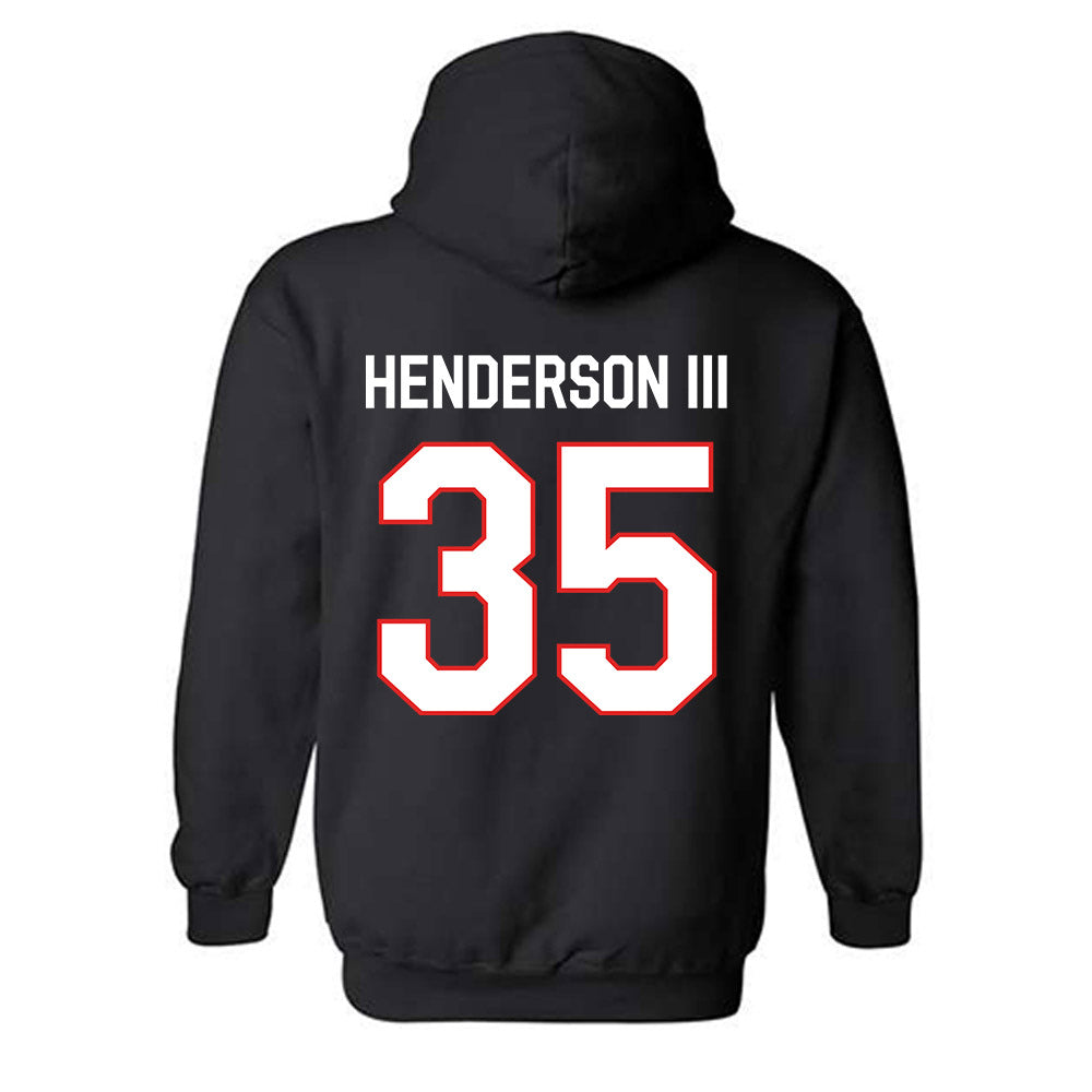 Texas Tech - NCAA Football : Michael Henderson III - Classic Shersey Hooded Sweatshirt-1