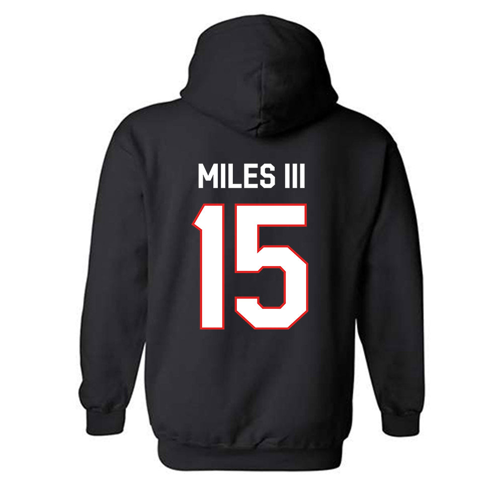 Texas Tech - NCAA Football : Oliver Miles III - Classic Shersey Hooded Sweatshirt-1