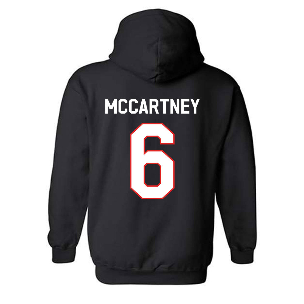 Texas Tech - NCAA Women's Soccer : Emilie McCartney - Classic Shersey Hooded Sweatshirt-1