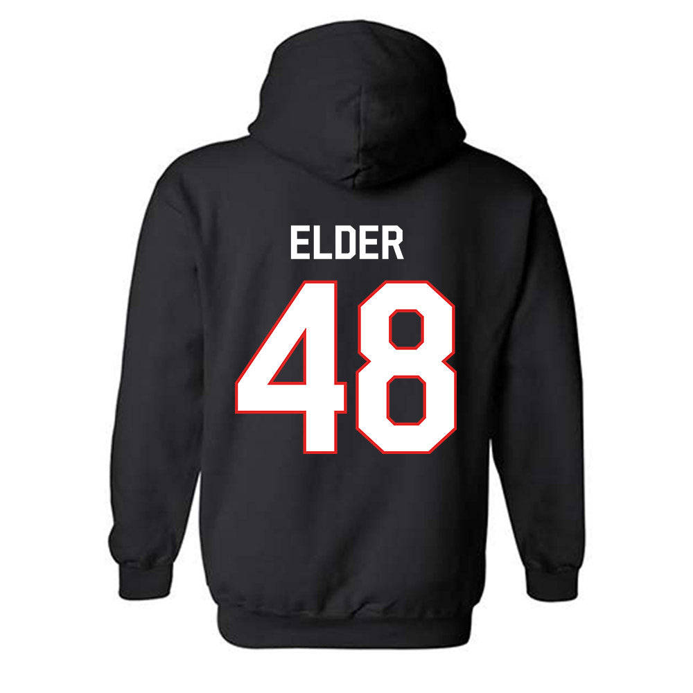 Texas Tech - NCAA Football : Gage Elder - Classic Shersey Hooded Sweatshirt-1