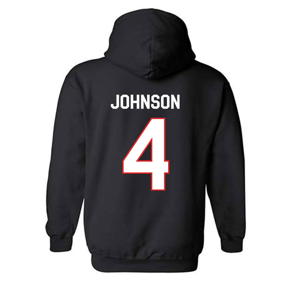 Texas Tech - NCAA Baseball : Kendyl Johnson - Classic Shersey Hooded Sweatshirt-1