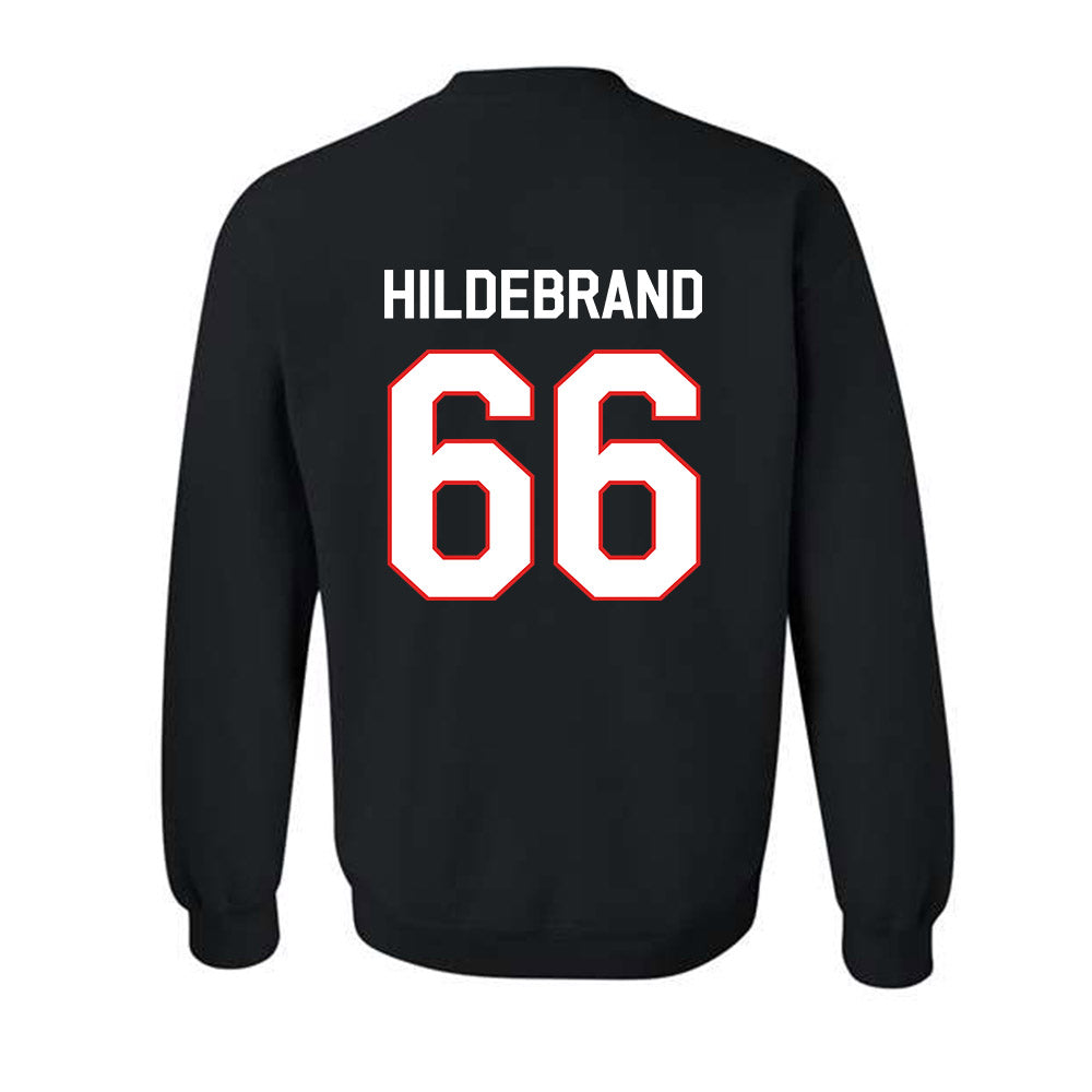 Texas Tech - NCAA Football : Jackson Hildebrand - Classic Shersey Crewneck Sweatshirt-1