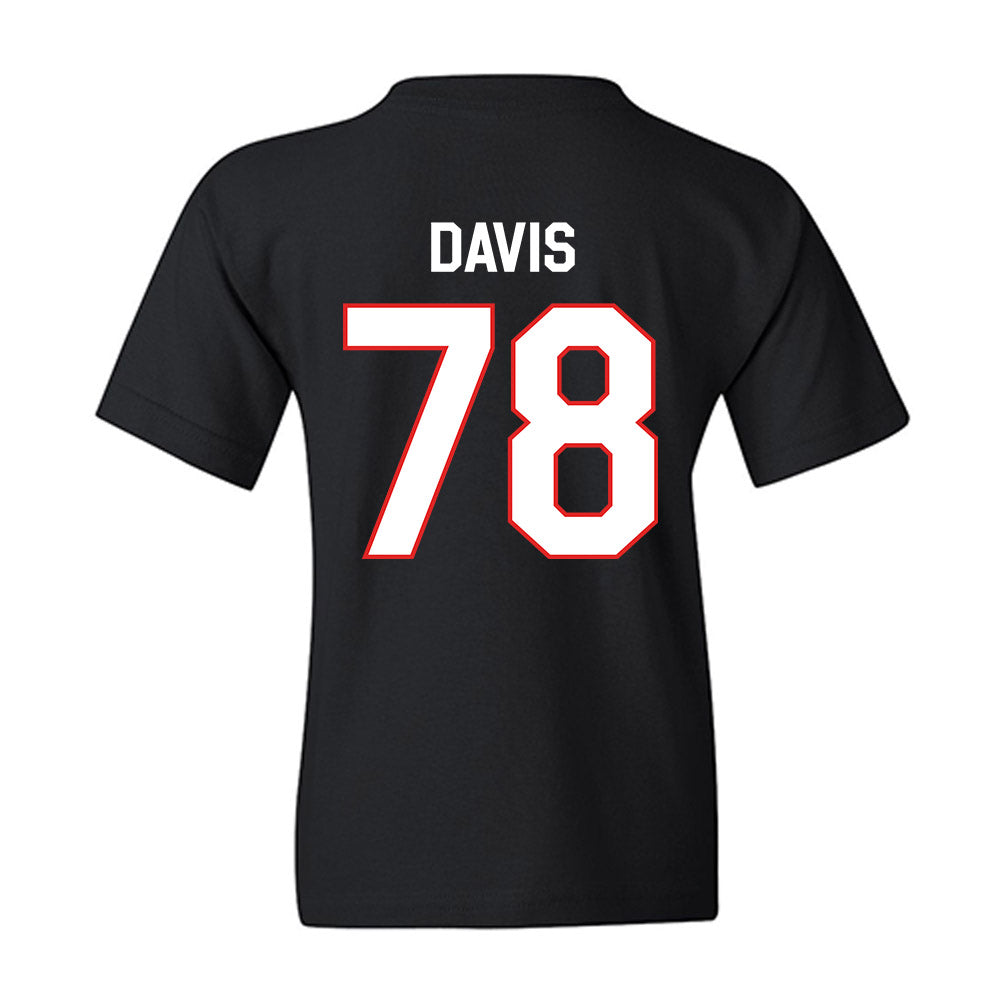 Texas Tech - NCAA Football : Ellis Davis - Classic Shersey Youth T-Shirt-1