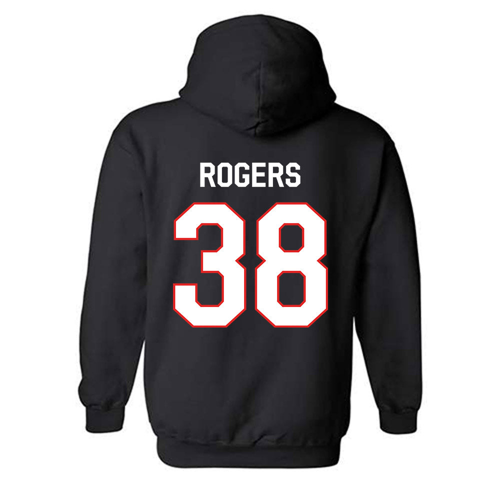 Texas Tech - NCAA Baseball : Jacob Rogers - Classic Shersey Hooded Sweatshirt-1