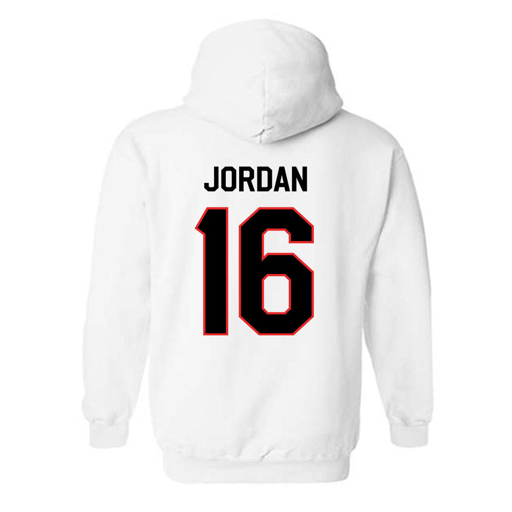 Texas Tech - NCAA Baseball : Will Jordan - Classic Shersey Hooded Sweatshirt-1