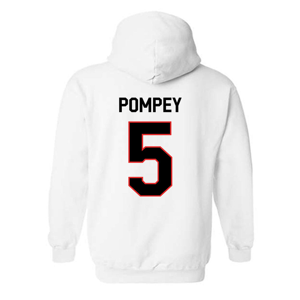 Texas Tech - NCAA Baseball : Tj Pompey - Classic Shersey Hooded Sweatshirt-1