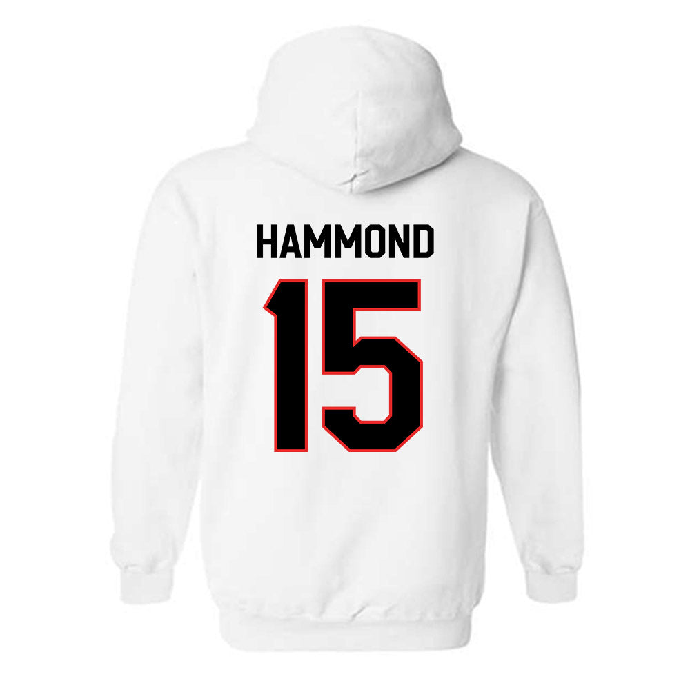 Texas Tech - NCAA Football : William Hammond - Classic Shersey Hooded Sweatshirt-1